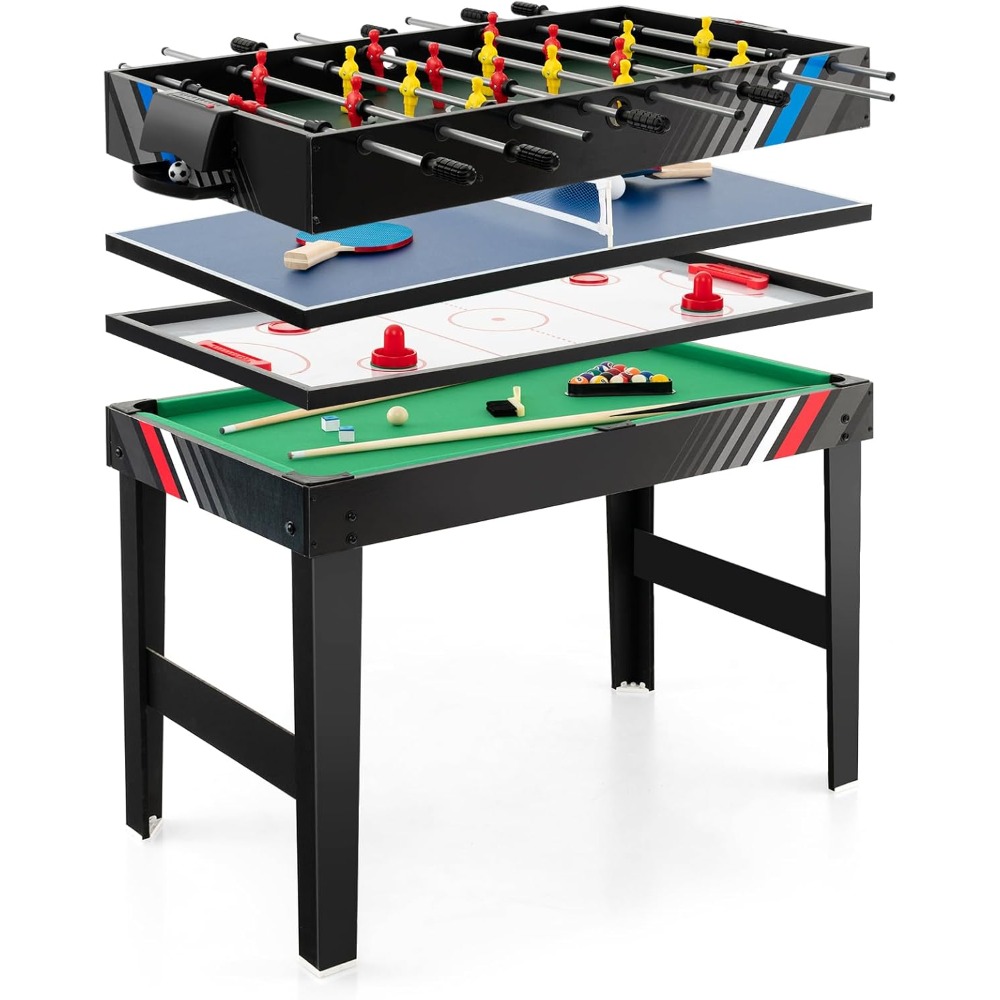 Table Tennis Live - 4 in 1 Multi Game Table,