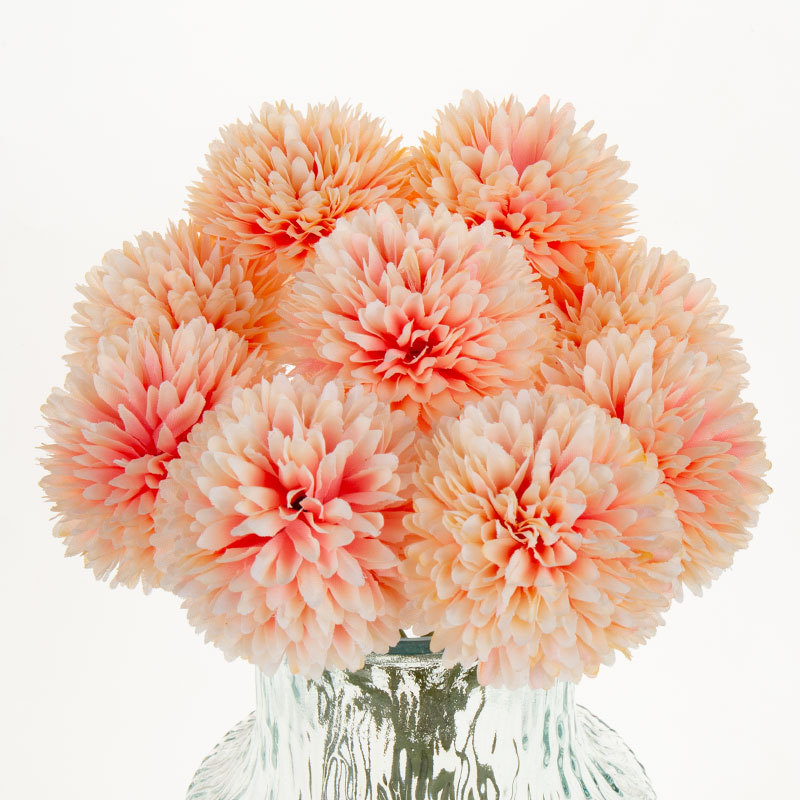 Table Tennis Live - 10pc Romantic Style Ball Chrysanthemum Living