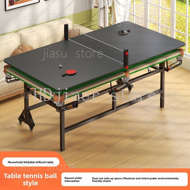 Table Tennis Folding Table - Billiards table, ping pong table, 2-in-1