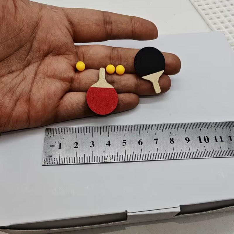 1Set Dollhouse Miniature Ping  - Table Tennis For Sale ulasan dan harga