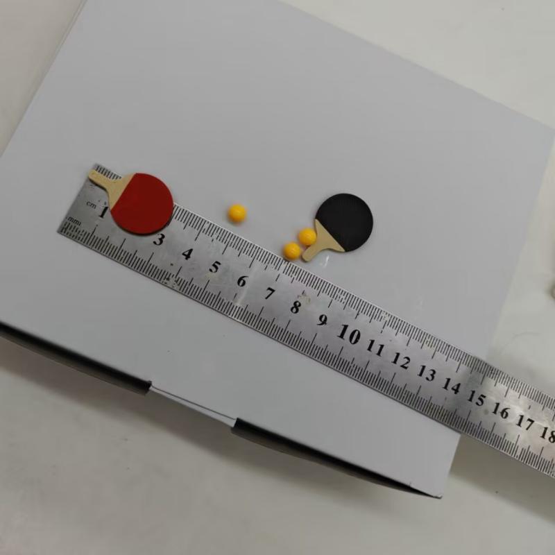 1Set Dollhouse Miniature Ping  - Table Tennis For Sale ulasan dan harga