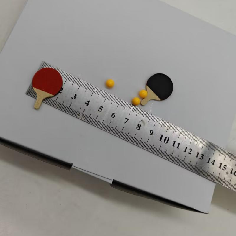1Set Dollhouse Miniature Ping  - Table Tennis For Sale ulasan dan harga