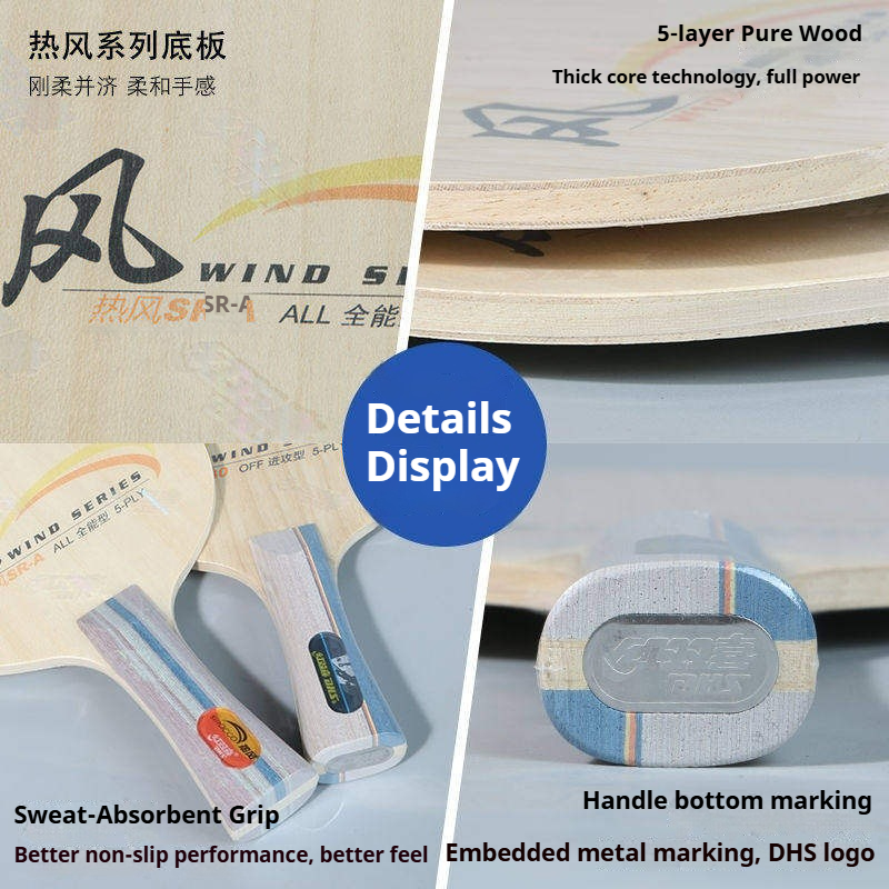 DHS WIND SERIES Table Tennis B - Table Tennis Paddle ulasan dan harga