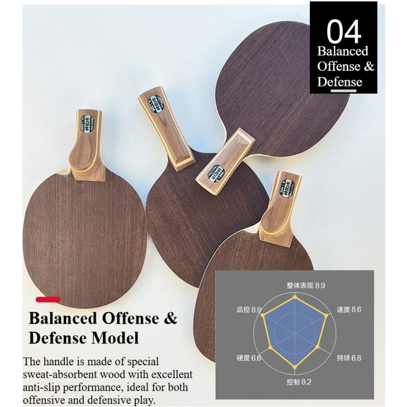 Chinese/Japanese Penhold Table - Table Tennis Paddle ulasan dan harga