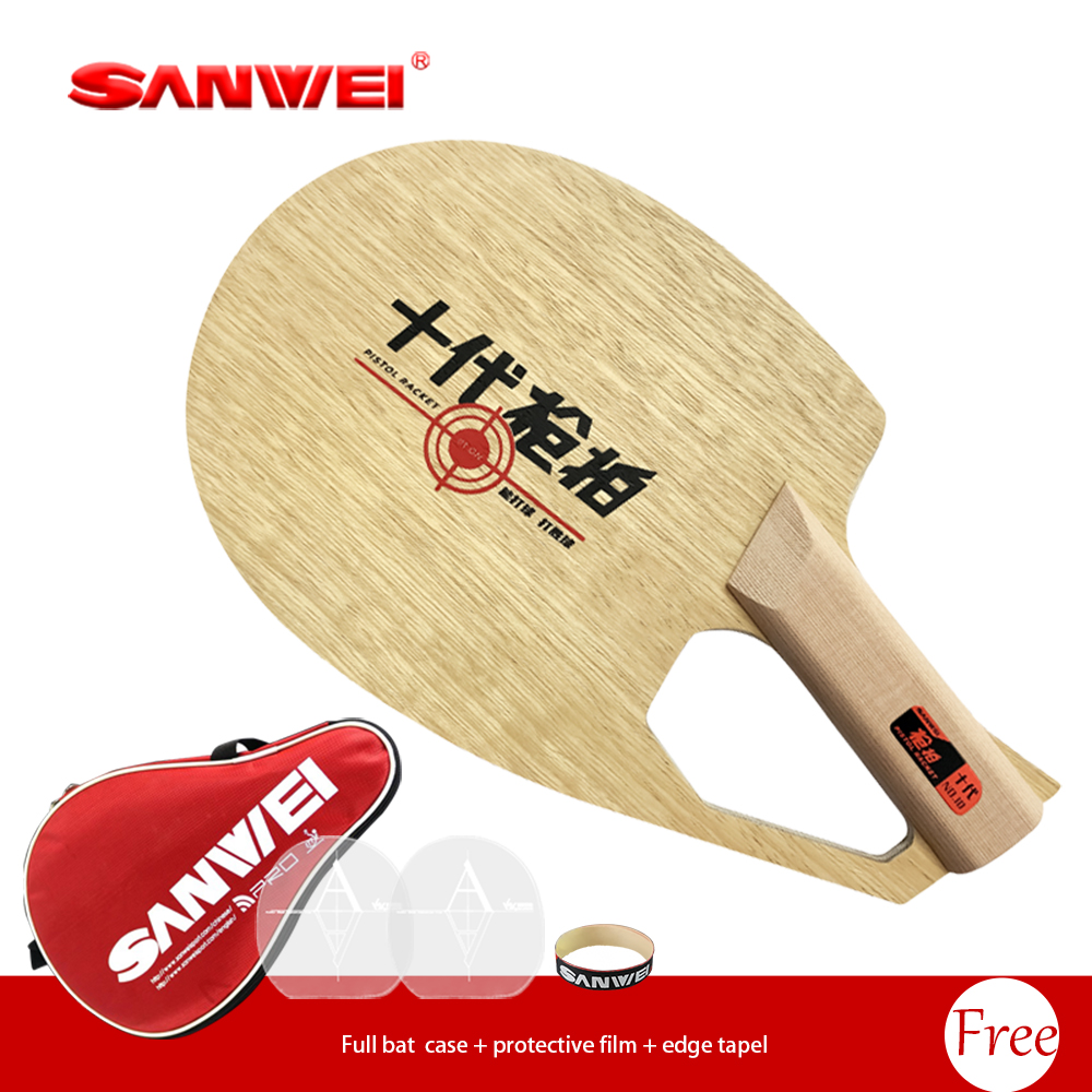 Original SANWEI Patented Pisto - Table Tennis Paddle ulasan dan harga