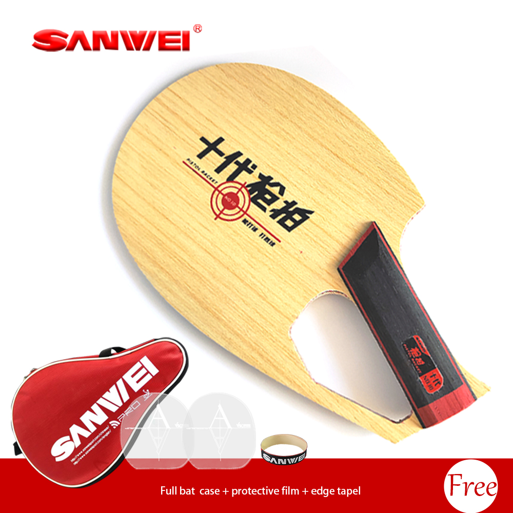 Original SANWEI Patented Pisto - Table Tennis Paddle ulasan dan harga