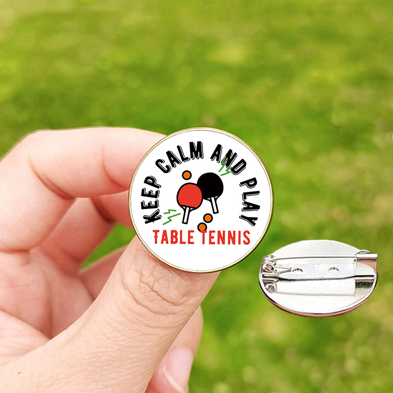 King of the Golf Lapel Pins Ta - Table Tennis Queen ulasan dan harga