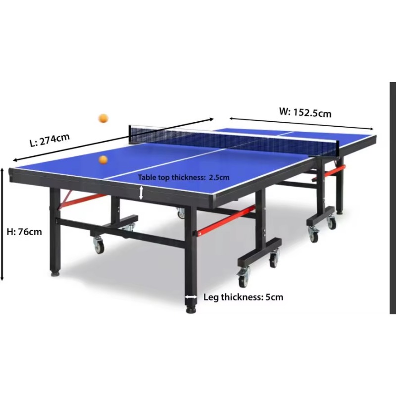Table tennis table indoor fold - Table Tennis Folding Table ulasan dan harga