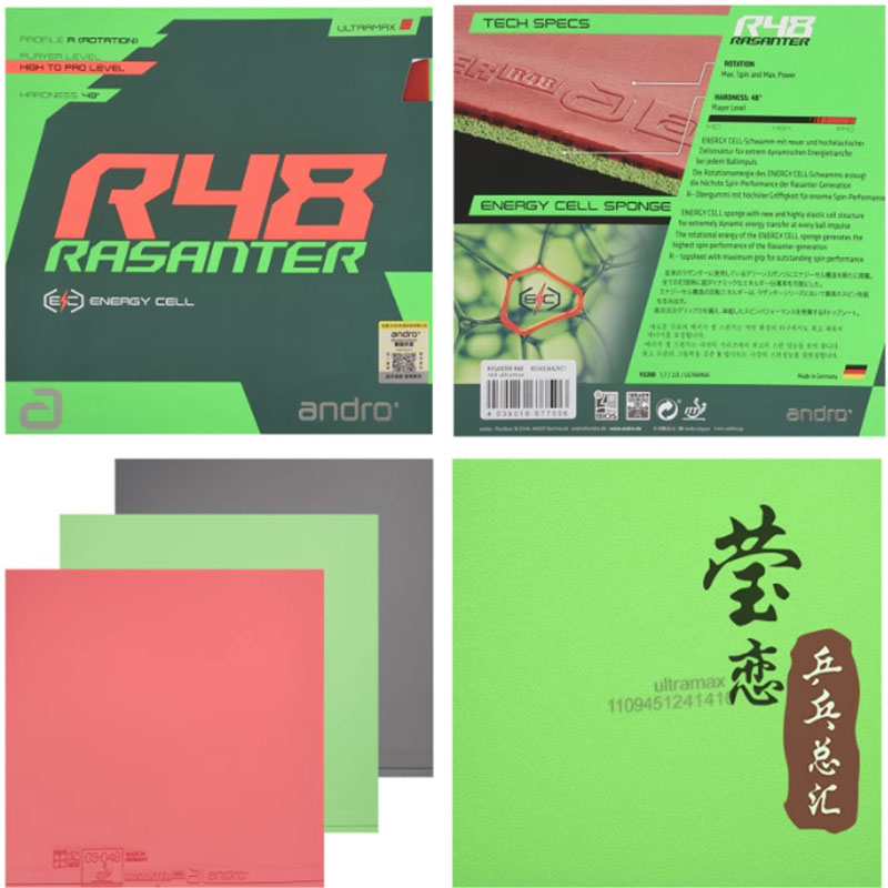 Andro Rasanter R45 47 50 C45 4 - Table Tennis For Sale ulasan dan harga