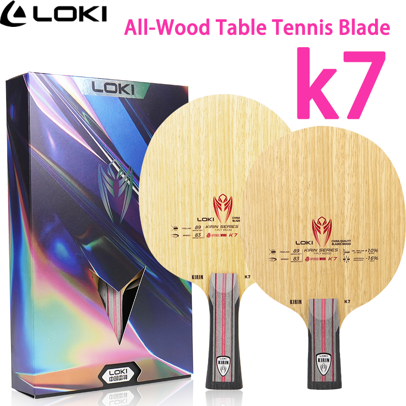 LOKI 7Ply Pure Wood Ping Pong  - Table Tennis Paddle ulasan dan harga