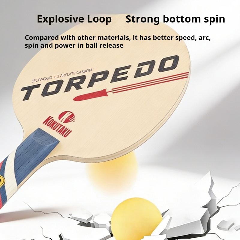 KOKUTAKU TORPEDO Table Tennis  - Table Tennis Paddle ulasan dan harga