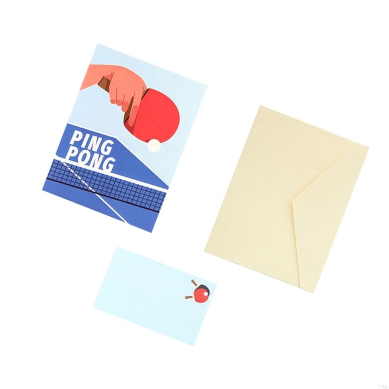 Artistic 3D Popup Greeting Car - Table Tennis Folding Table ulasan dan harga