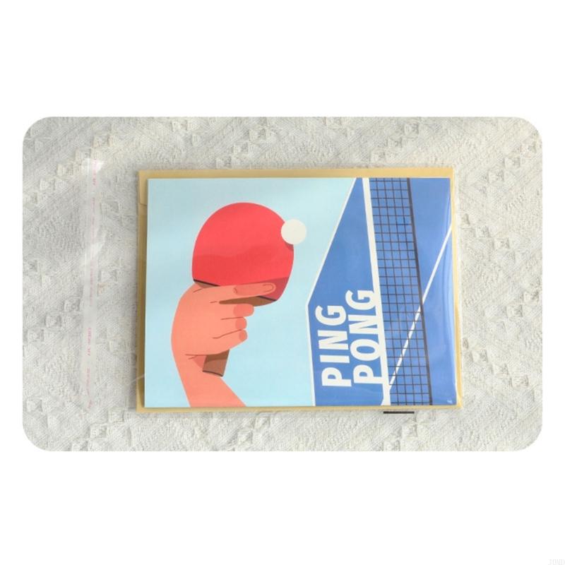 Artistic 3D Popup Greeting Car - Table Tennis Folding Table ulasan dan harga