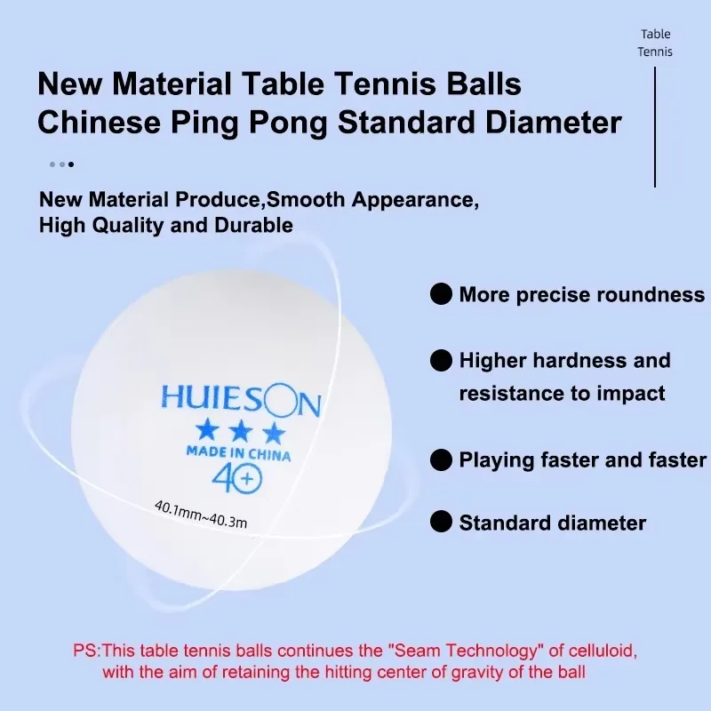 100PCS Huieson Blue Logo Table - Table Tennis Logo Free ulasan dan harga