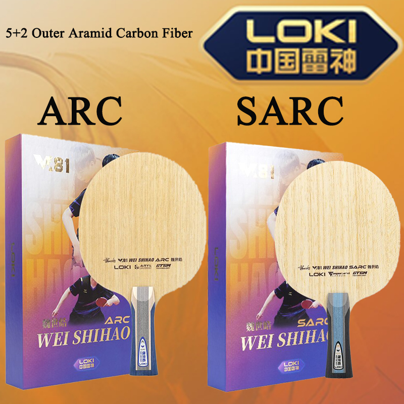 New LOKI W81 Series ARC SARC T - Table Tennis Paddle ulasan dan harga