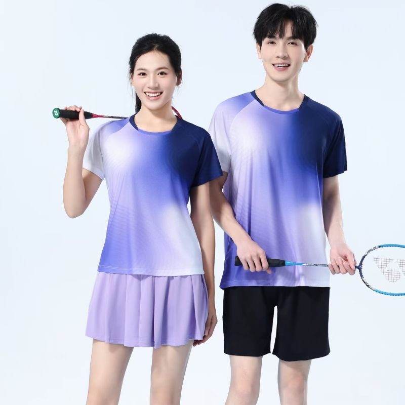 Men Quick Dry Badminton Shirt  - Table Tennis Logo Free ulasan dan harga